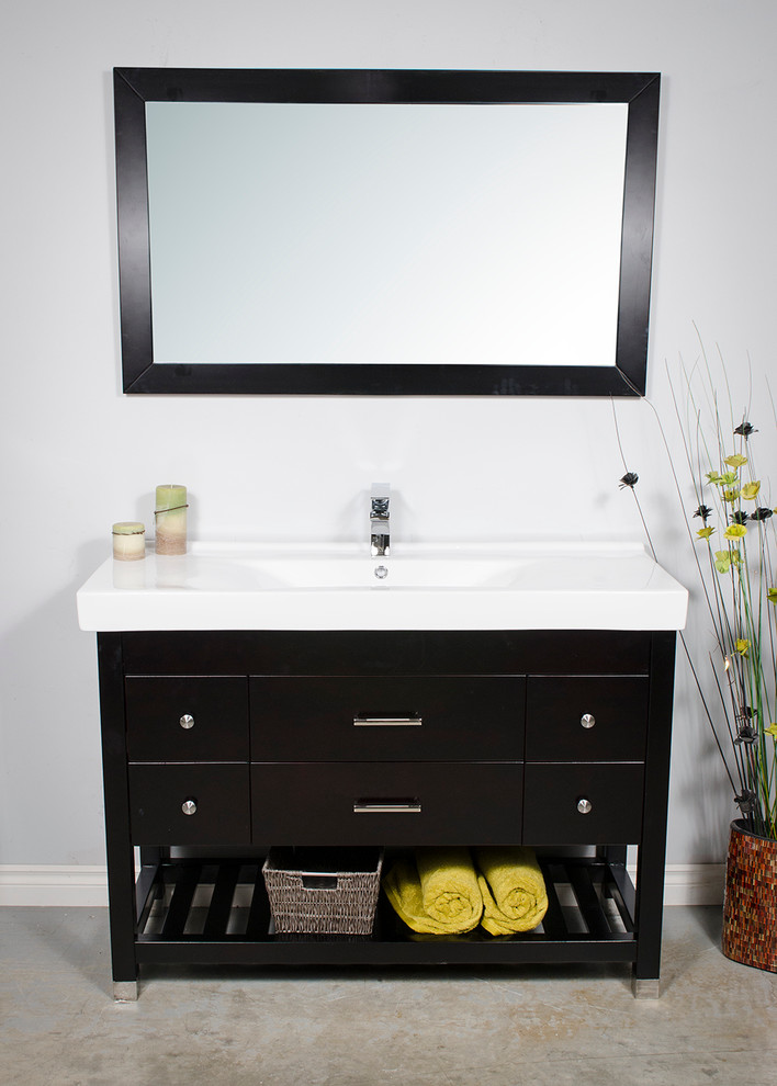 48 Inch Vanity Bathroom Transitional with 48 Inch Bathroom Vanity