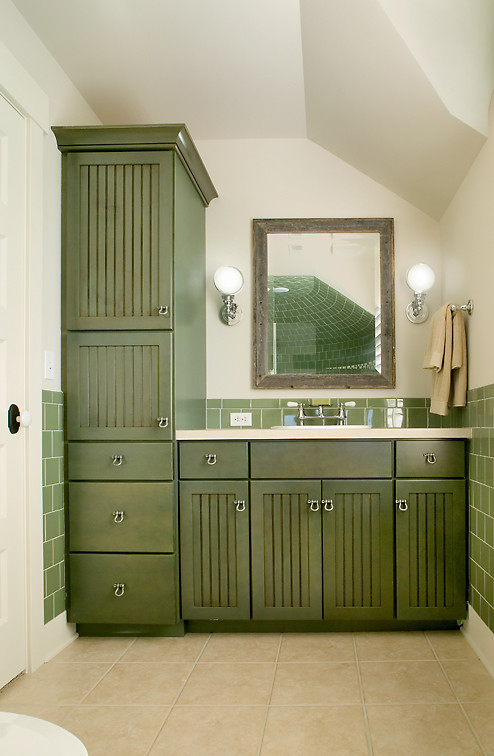 48 Inch Vanity Bathroom Transitional with None 