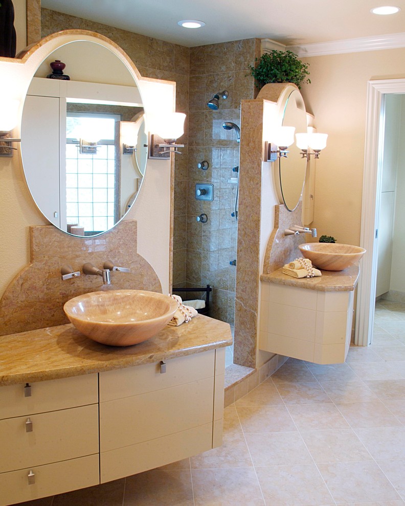 4x12 Subway Tile Bathroom Contemporary with None 