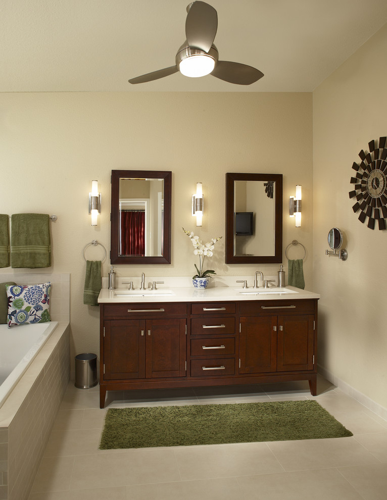 52 Bathroom Vanity Bathroom Contemporary with Archer Plumbing Fixtures Bath