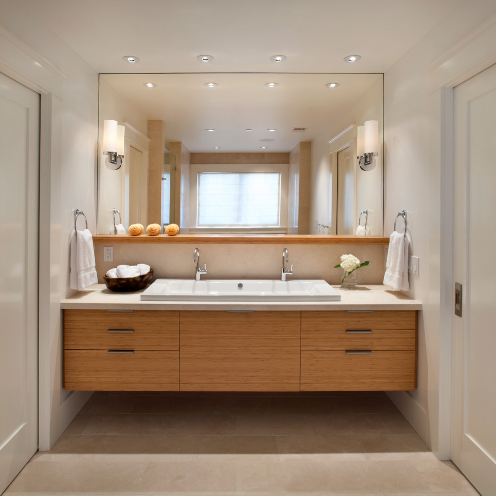 54 Bathroom Vanity Single Sink Bathroom Contemporary with Bathroom Hardware Ceiling Lighting
