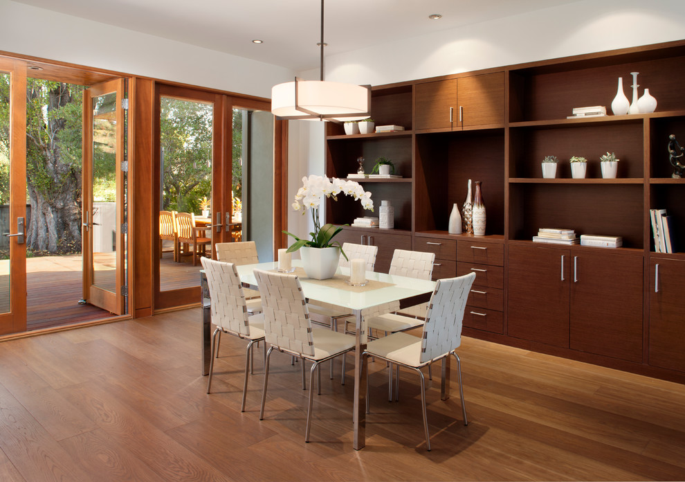 70 Inch Round Dining Table Dining Room Contemporary with Built in Cabinetry Built