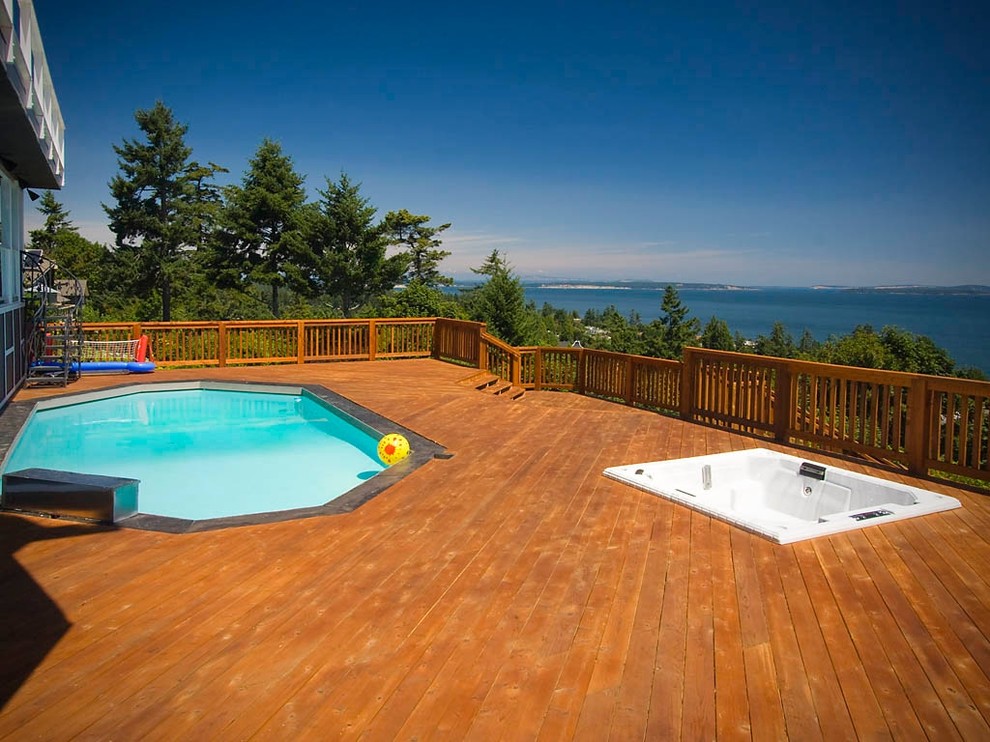 Above Ground Pool Deck Ideas Deck Contemporary with Aryze Developments Bbq Beautiful