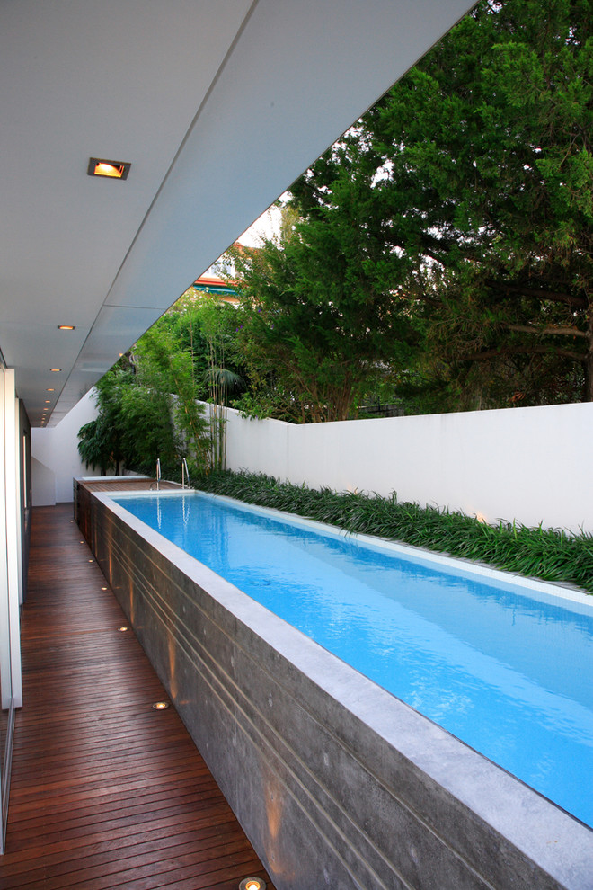 Above Ground Pool Deck Ideas Pool Modern with Above Ground Pool Bamboo