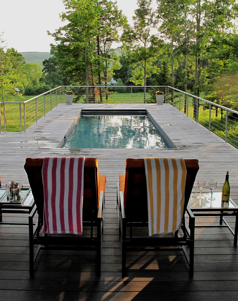 Above Ground Pool Decks Pool Contemporary with Berkshire Pool Cable Railing