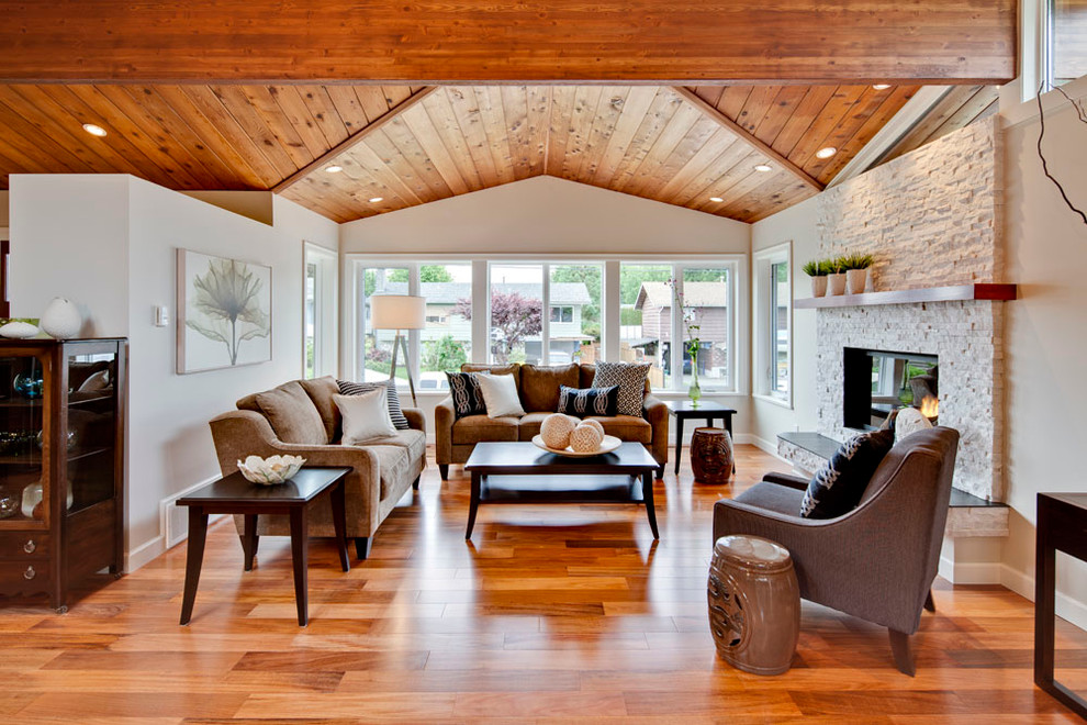 Acacia Flooring Review Living Room Transitional with Armchair Black Coffee Table