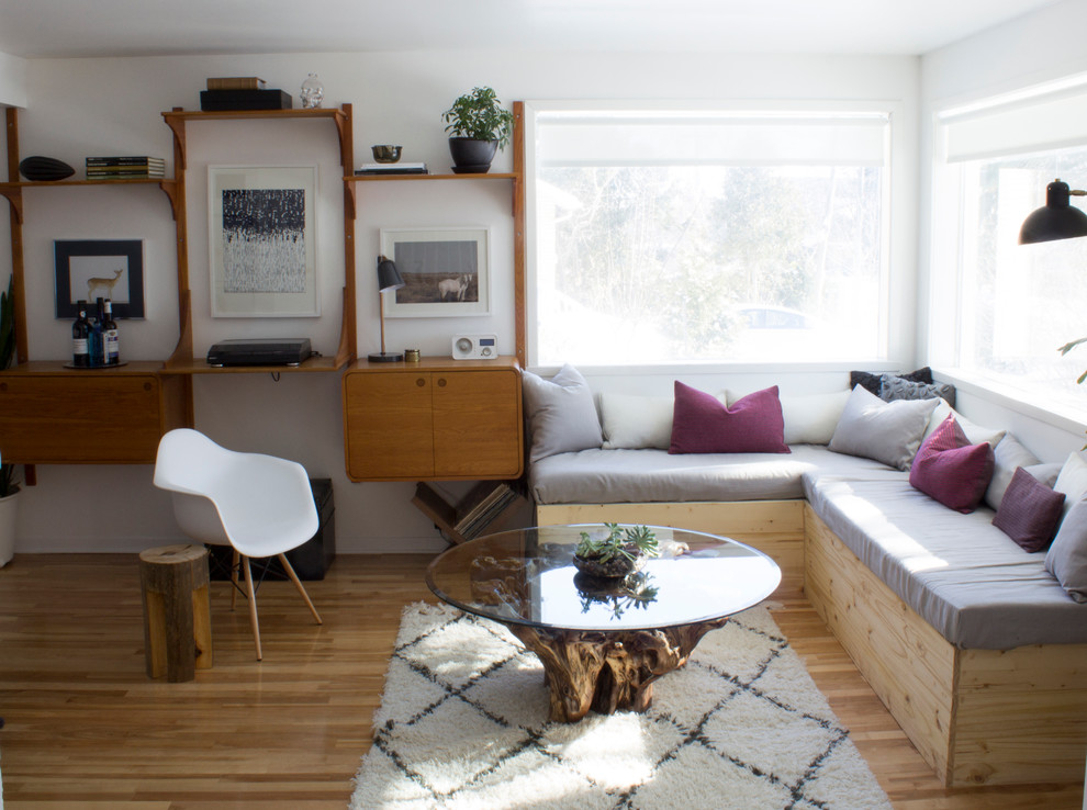 Acrylic Coffee Table Ikea Spaces Eclectic with Banquette Sofa Beni Ourain