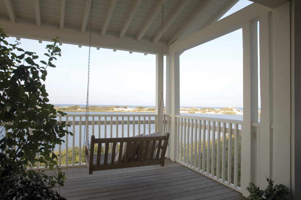 Adult Swing Sets Porch Traditional with Balustrade Coast Deck Eaves
