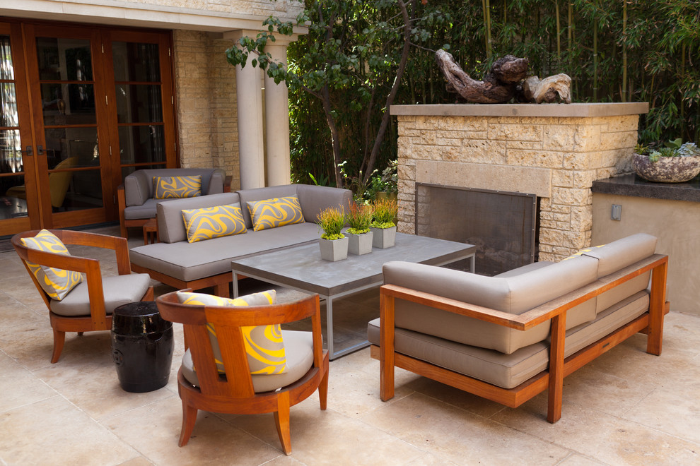 Affordable Modern Furniture Landscape Contemporary with Black Ceramic Stool Coffee
