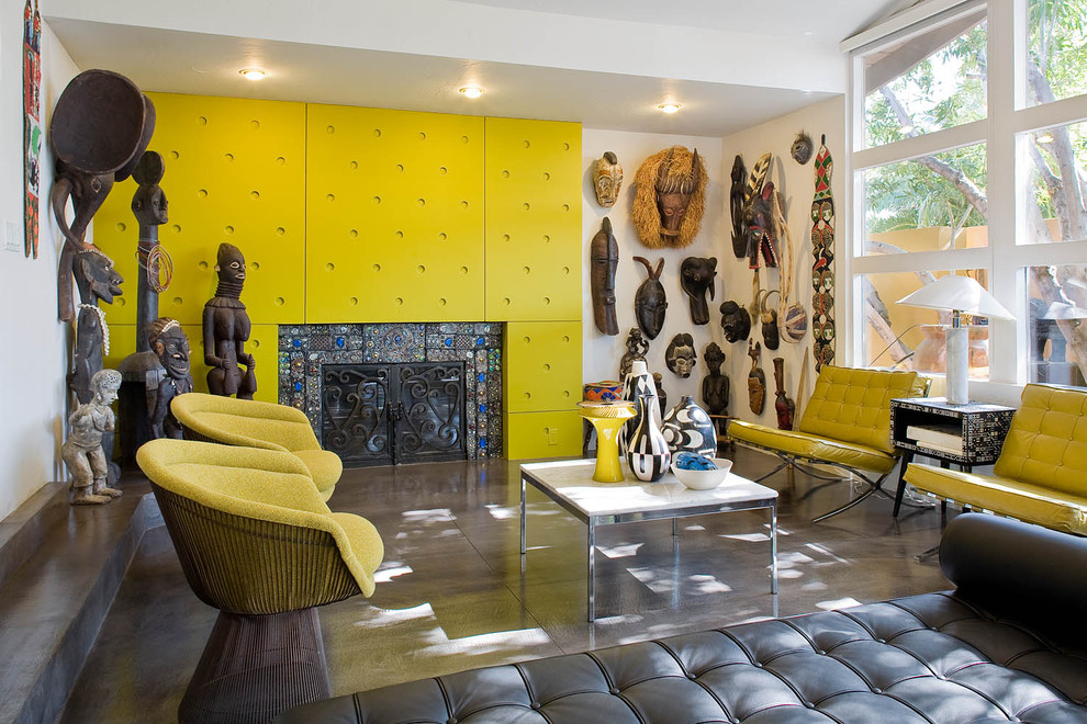 African Home Decor Living Room Eclectic with Accent Wall Bold Colors