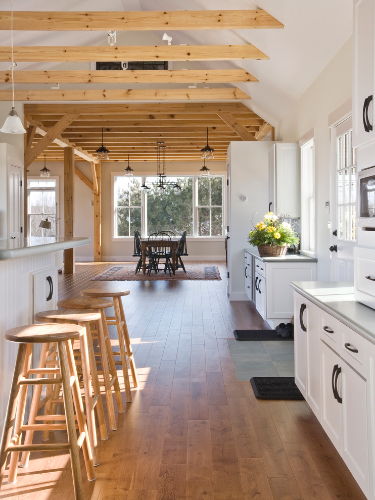 Allen Roth Closet Kitchen Traditional with Area Rug Counter Stools