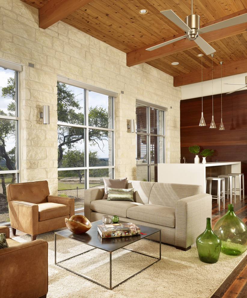Aluminum Coffee Table Family Room Modern with Area Rug Beams Coffee