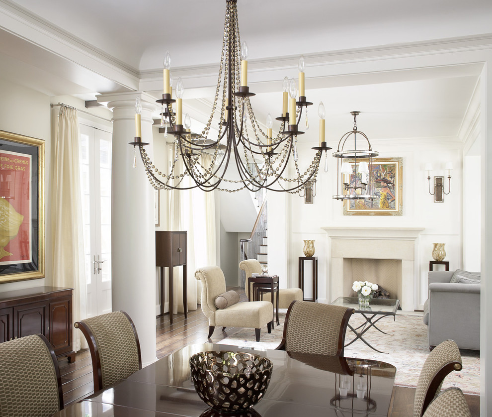 Amber Glass Chandelier Dining Room Traditional with Chandelier Column Dining Room