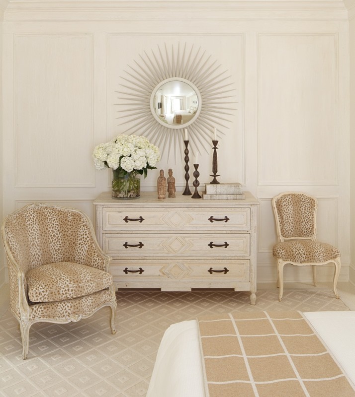 Animal Print Chairs Bedroom Traditional with None 