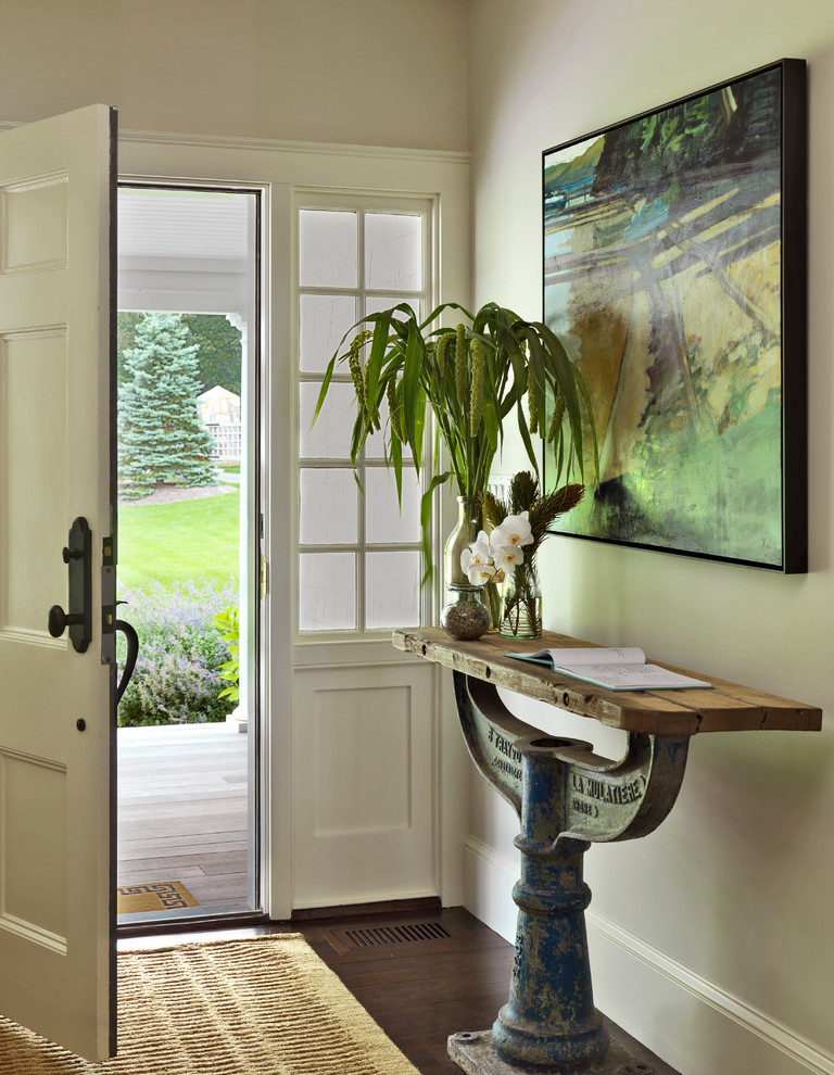 Antique Console Table Entry Contemporary with Abstract Art Antiques Console
