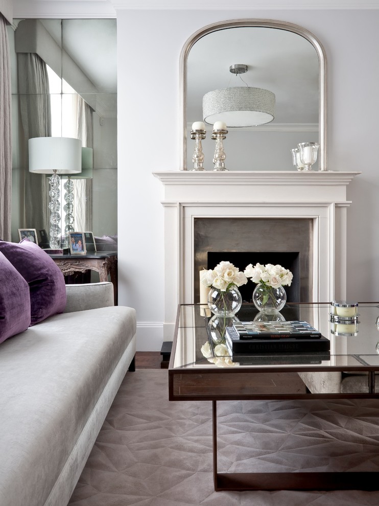 Antique Mirror Coffee Table Spaces Traditional with Antique Mirror Antique Mirror