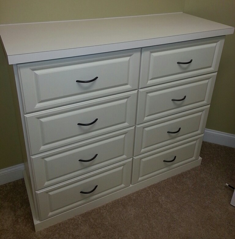 Antique White Dresser Spaces Transitional with None 
