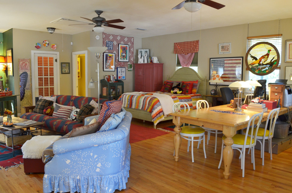 Apartment Sized Furniture Living Room Traditional with Bentwood Chairs Ceiling Fan