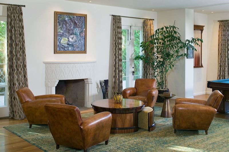 Art Deco Coffee Table Family Room Traditional with Antique Rug Art Deco