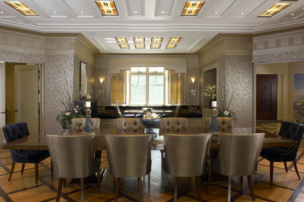 Art Deco Dining Chairs Dining Room Eclectic with None 