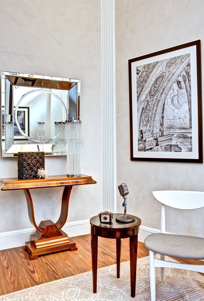 Art Deco Mirror Living Room Contemporary with Antiques Art Deco Baker
