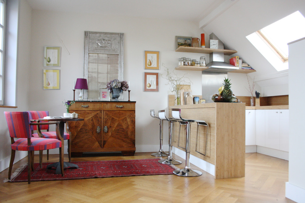Art Deco Mirrors Kitchen Eclectic with None 