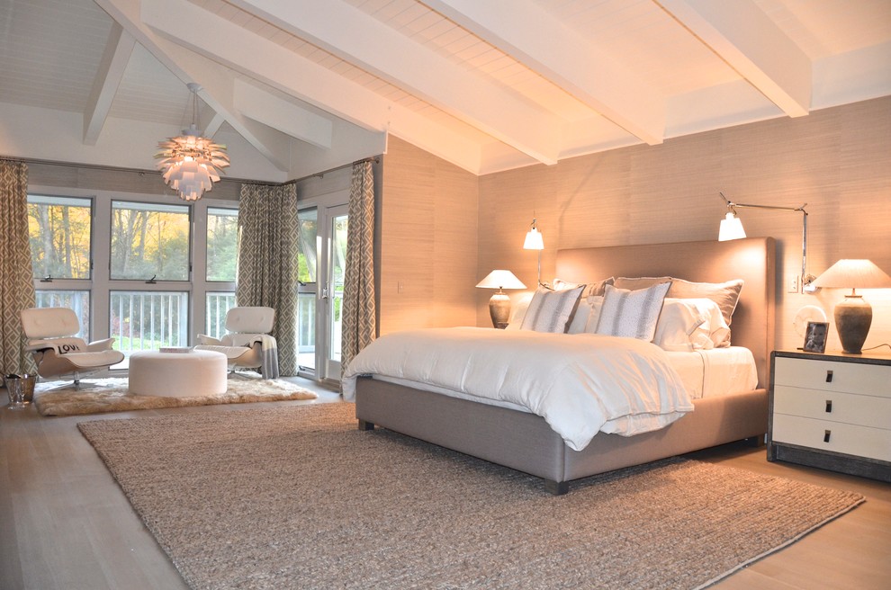 Artichoke Light Fixture Bedroom Contemporary with Accent Pillows Artichoke Light1