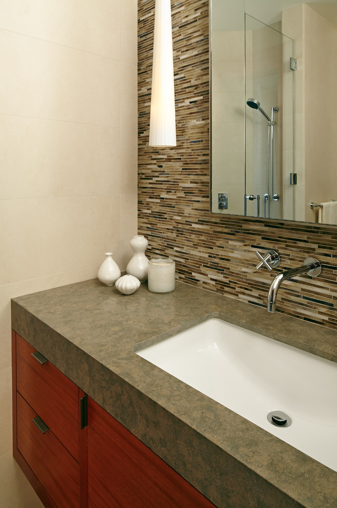 Asian Bathroom Vanities Bathroom Contemporary with Accessories Contemporary Glass Tile