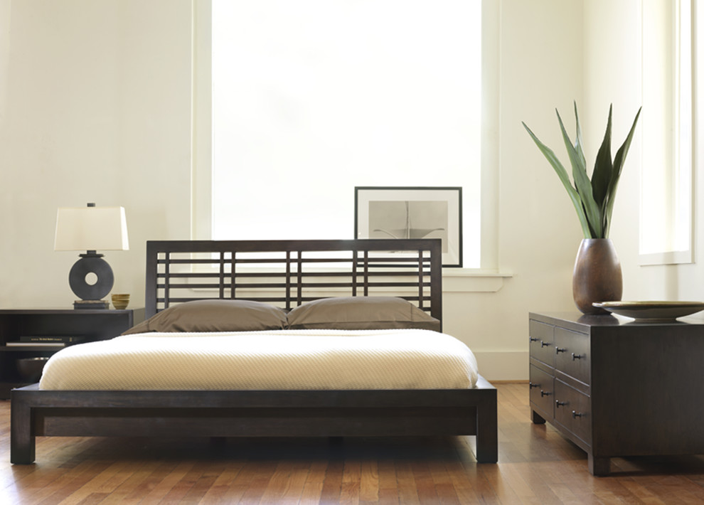 Asian Style Platform Bed Bedroom Contemporary with Asian Bamboo Bed Baseboard