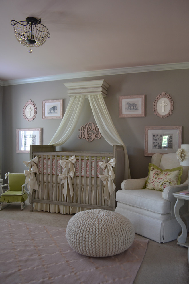 Baby Girl Nursery Themes Nursery Traditional with Baby Bedding Beige Glider