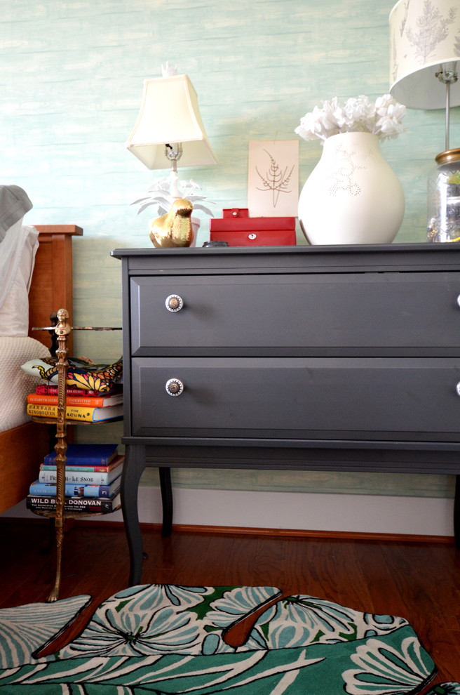Bachelor Chest Furniture Bedroom Modern with Baseboards Bedside Table Chest