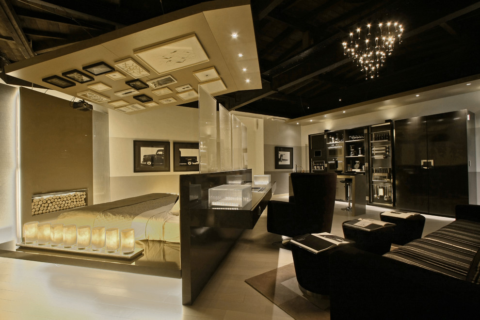 Bachelor Pad Wall Art Family Room Contemporary with Accent Ceiling Bedroom Ceiling
