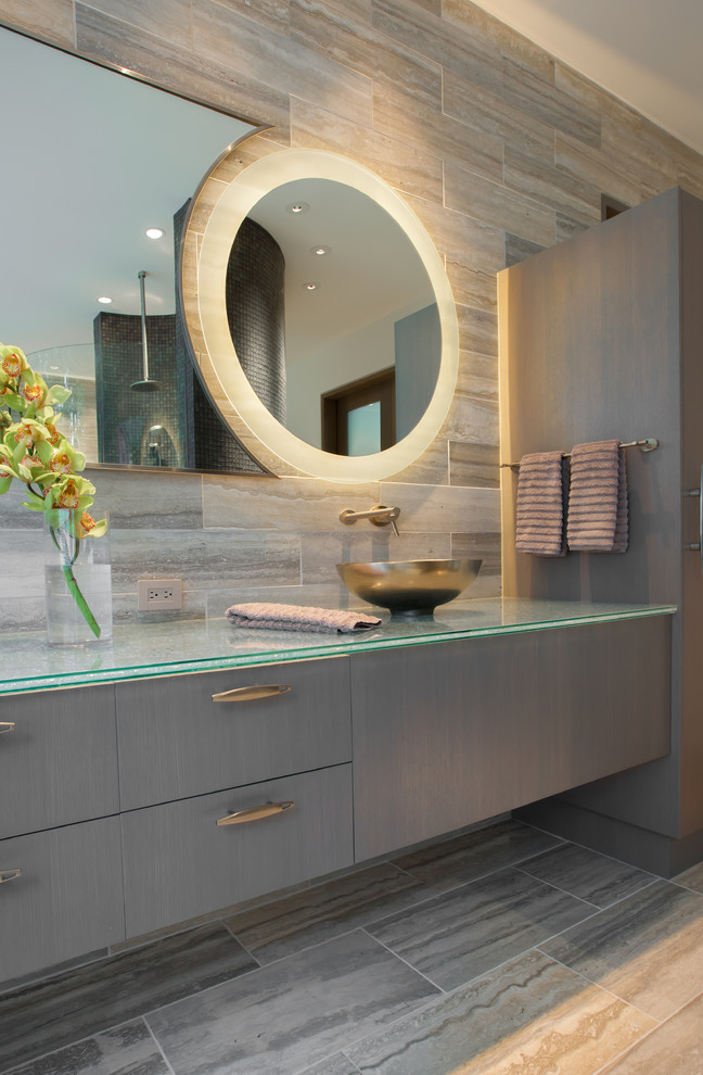 Backlit Bathroom Mirror Bathroom Contemporary with Backlit Mirror Bathroom Mirror