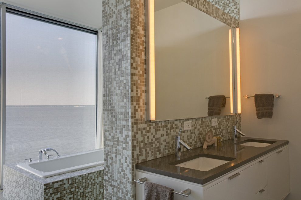 Backlit Bathroom Mirror Bathroom Modern with Bathroom Hardware Bathroom Mirror