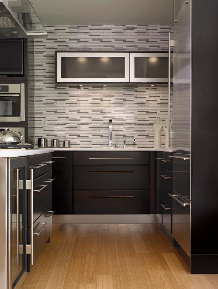 Backsplashes for Kitchen Kitchen Contemporary with Black Cabinets Black Drawers