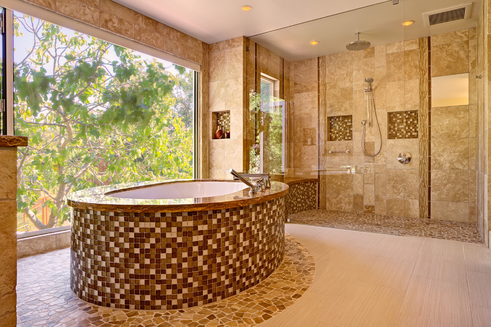 Backyard Bbq Designs Bathroom Contemporary with Bathtubs Free Standing Bathtub Glass