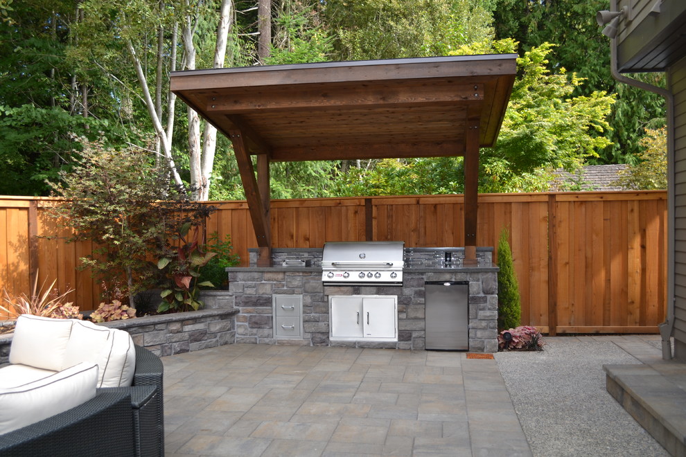 Backyard Bbq Designs Patio Traditional with Covered Grill Grill Integrated