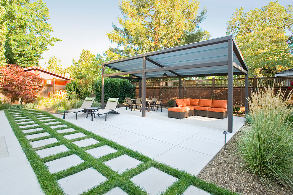 Backyard Covered Patios Patio Contemporary with Backyard Covered Patio Lawn