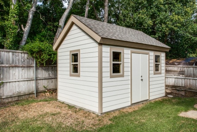 Backyard Deck Ideas Garage and Shed Traditional with Beams Covered Patio Deck