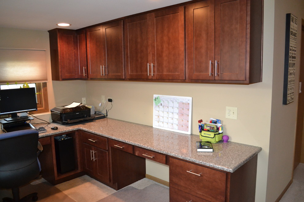 Bainbrook Brown Granite Home Office Modern with Bolingbrook Il Cabinets Granite1
