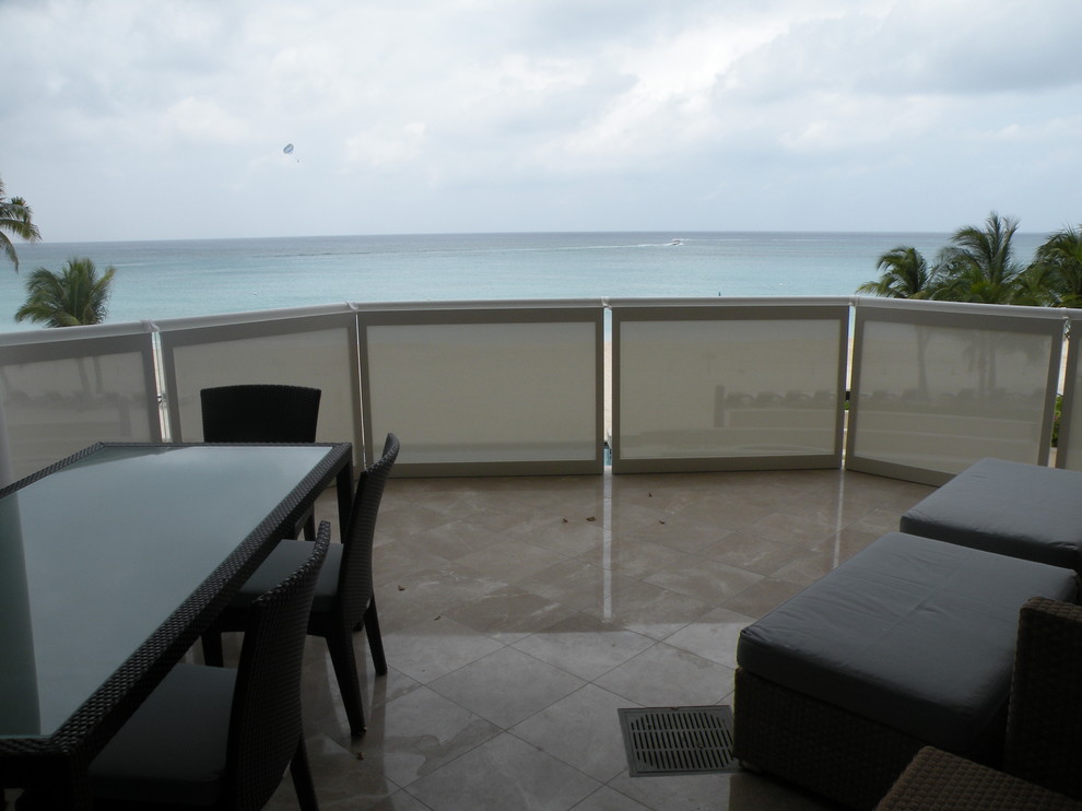 Balcony Privacy Screen Patio Traditional with None 1