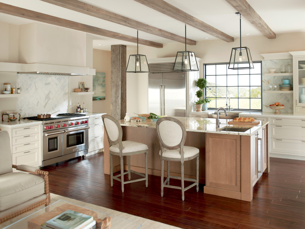Bamboo Flooring Colors Kitchen Contemporary with None 