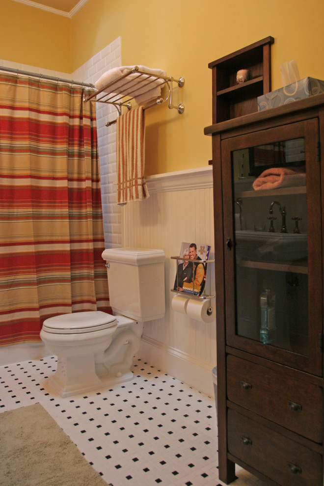 Bamboo Magazine Rack Bathroom Traditional with Baseboards Bathroom Storage Bathroom