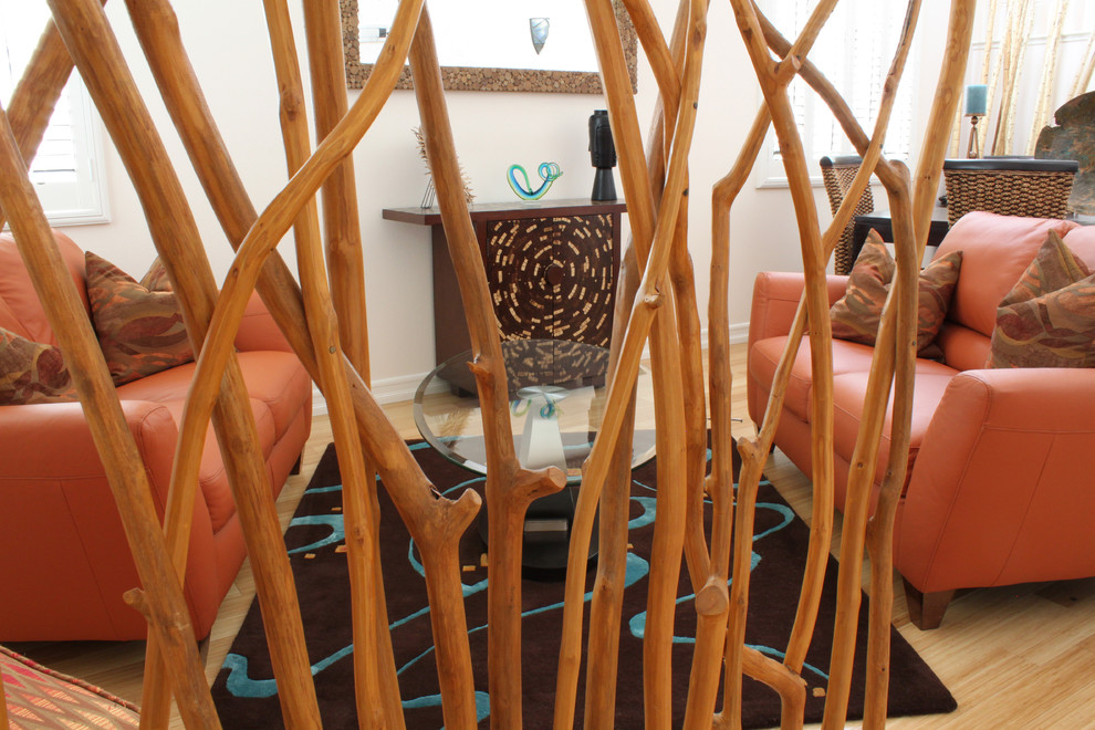 Bamboo Room Divider Living Room Contemporary with Bamboo Room Divider 