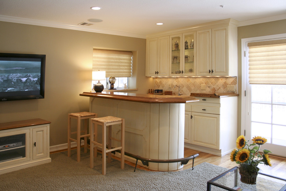 Bar Foot Rest Family Room Rustic with Bar Baseboards Ceiling Lighting