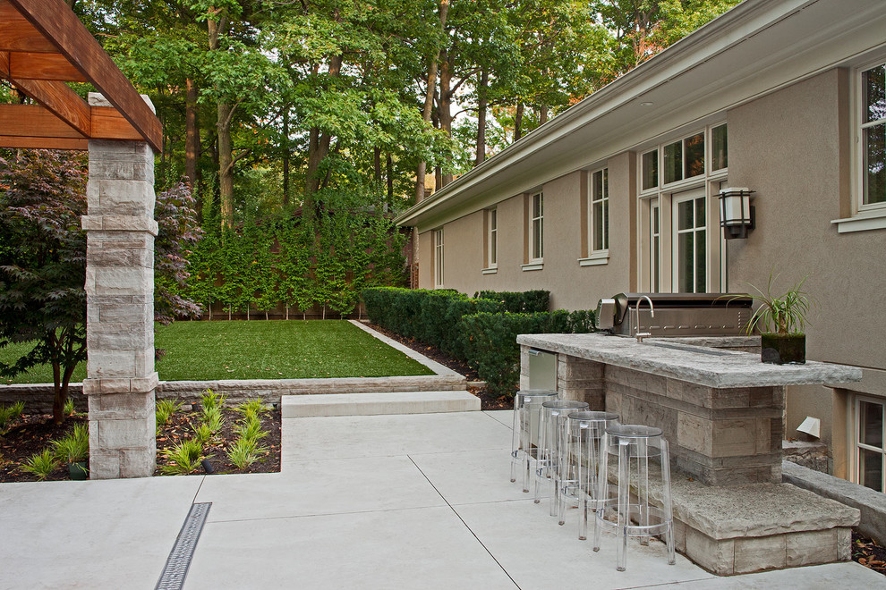 Bar Foot Rest Landscape Contemporary with Back Door Backyard Bar