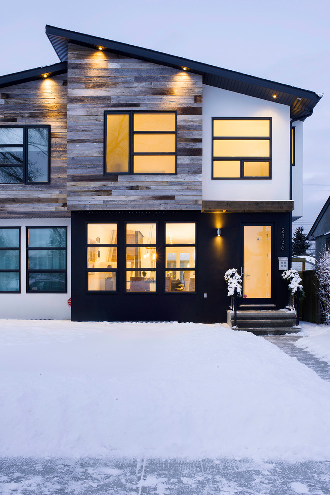 Barn Board Siding Exterior Contemporary with 312 Pitch Roof 4