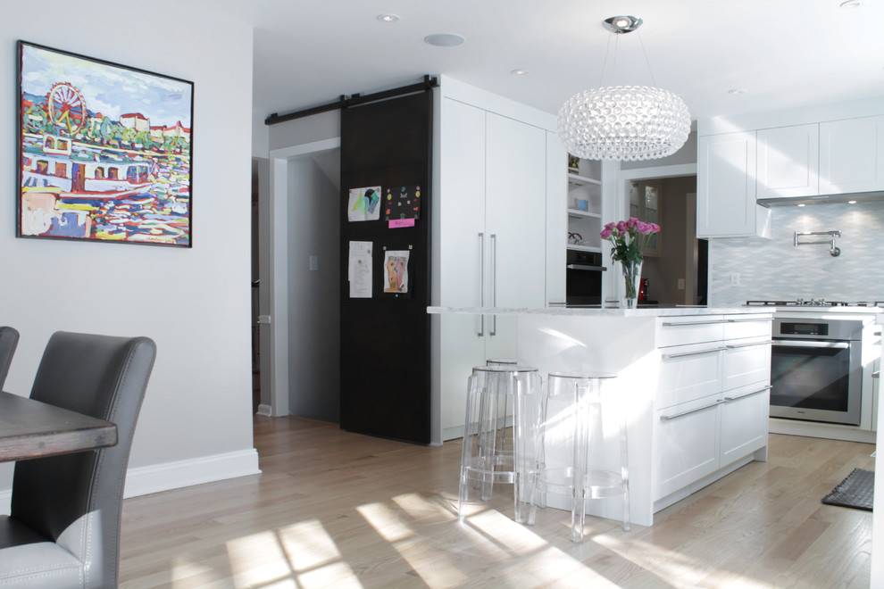 Barn Door Sliding Kitchen Contemporary with My Houzz 