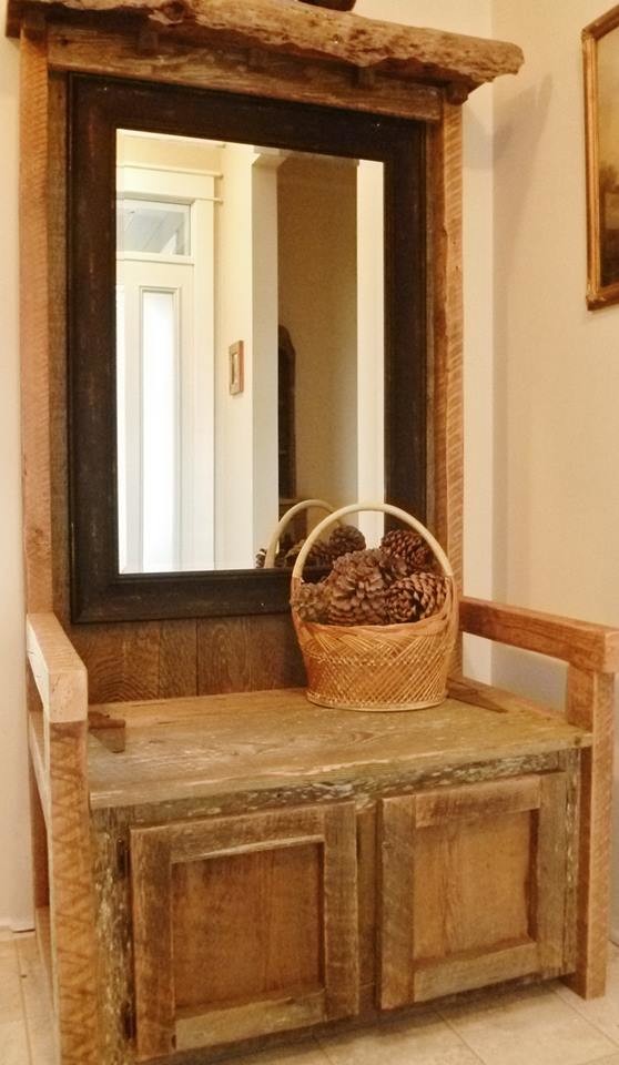 Barn Wood Furniture Hall Craftsman with Barn Boards Barn Wood