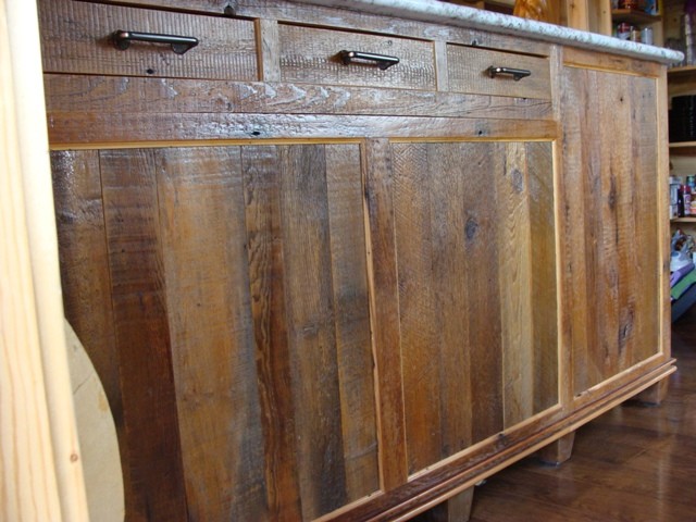 Barnwood Kitchen Cabinets Kitchen Contemporary with Reclaimed Barnwood Cabinets Reclaimed